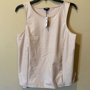 Express Faux Leather Ponte Tank Top